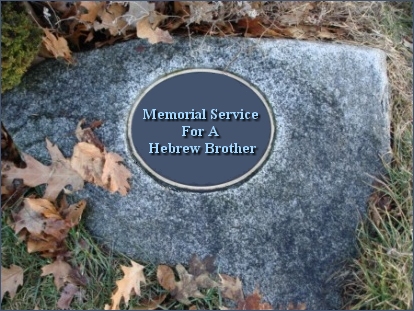Memorial headstone.