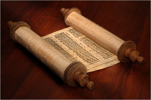 Torah Law Scroll.