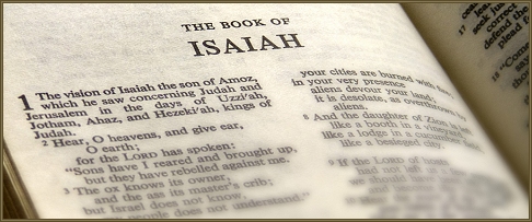 The book of Isaiah.