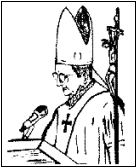 Pope Paul VI Wearing Mitre