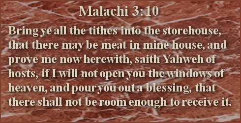 Malachi 3:10.