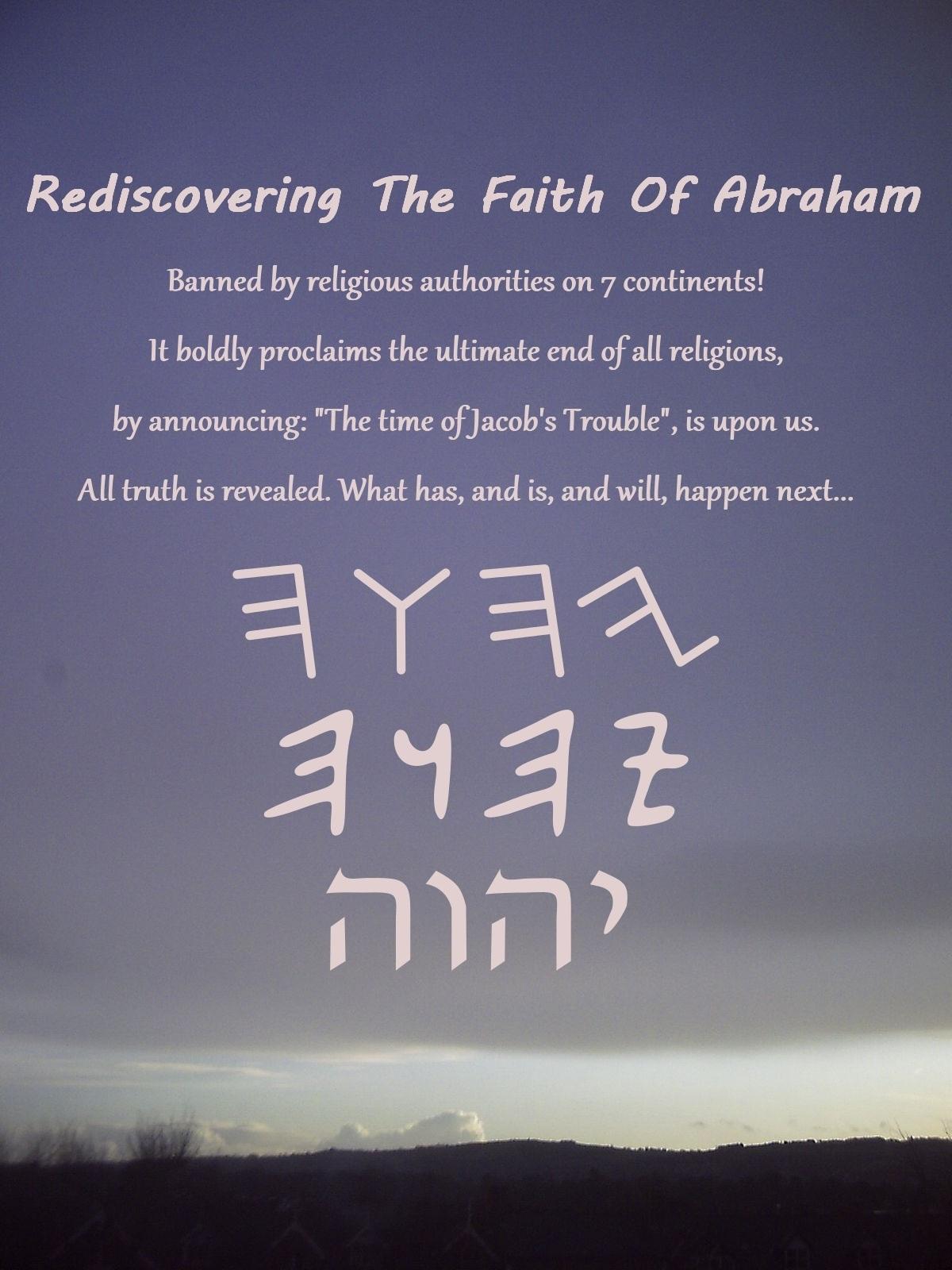 Rediscovering The Faith Of Abraham book cover.